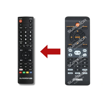 Yamaha DVD-S663 Ersatzfernbedienung im Vergleich